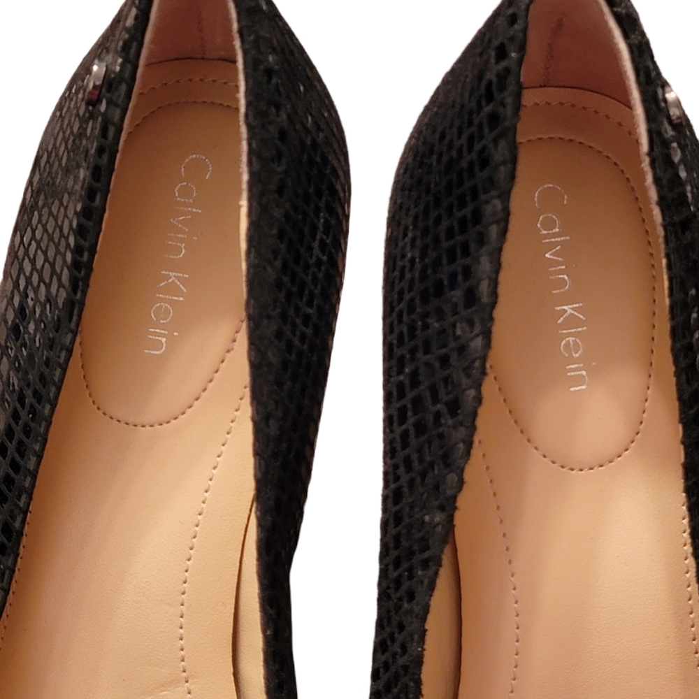 Calvin Klein Kyle Classic Python Black Pumps - image 4